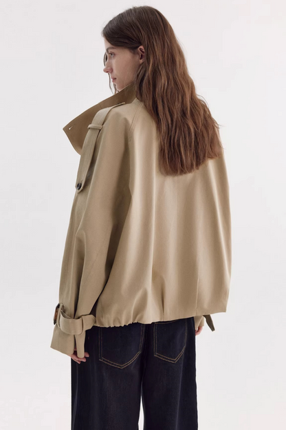 Vintage Khaki Trench Coat