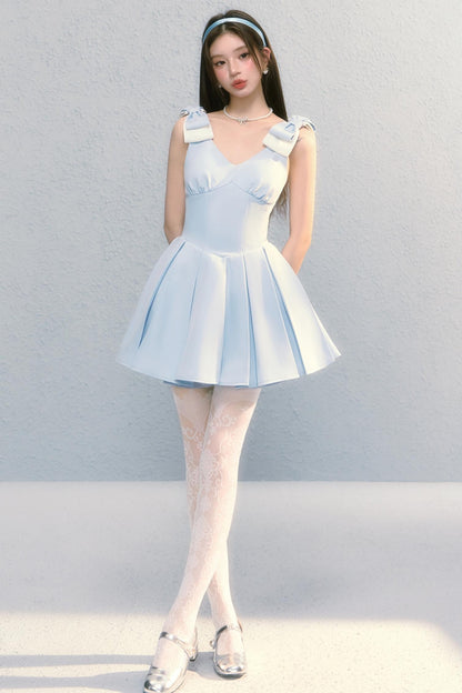 Blue Daughter V-Line Summer Slip Dress