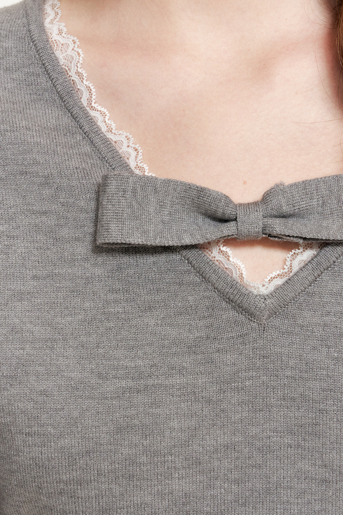 Romantic Bowknot Knitted Dress