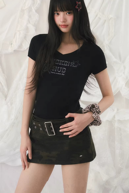 Slim Fit V-Neck T-Shirt