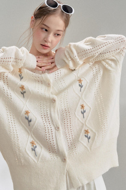 New Loose Knitted Sweater Jacket