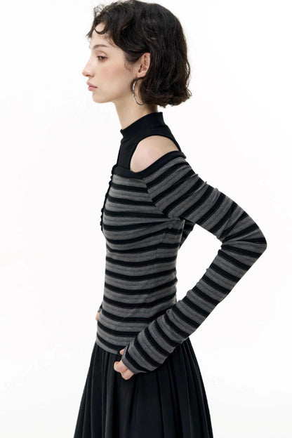 Shoulder Shirt Dress Set-Up