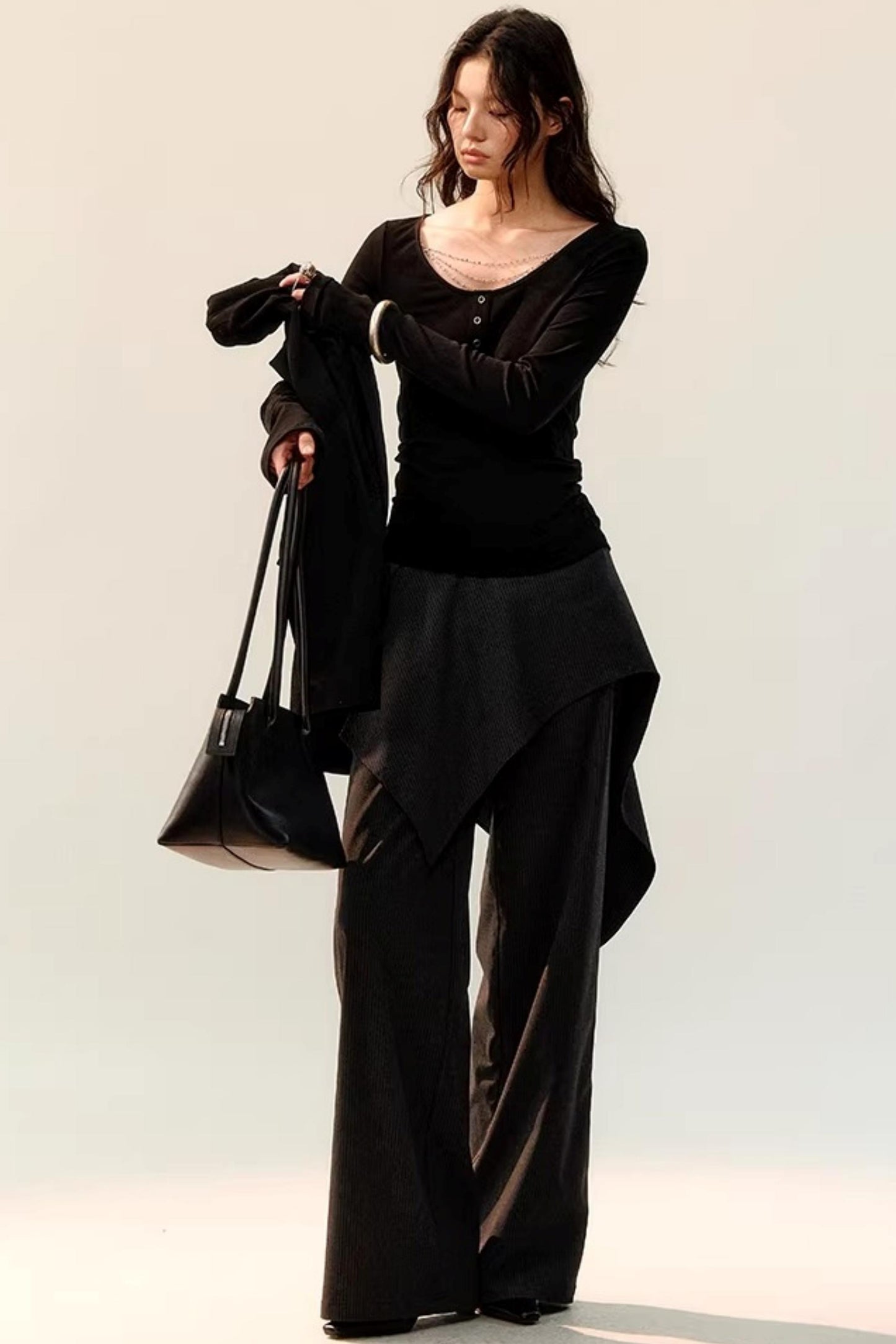 Silberketten-Slim-Fit-T-Shirt