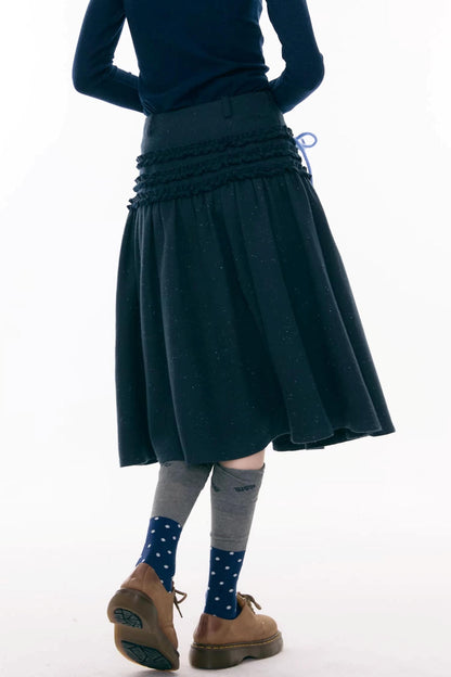 Ruffled Multi-Color Bow Skirt