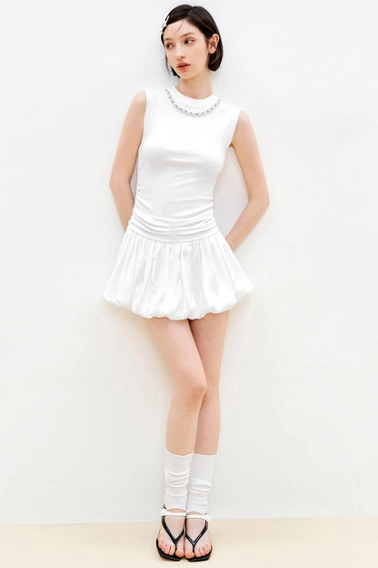 Summer Pearl White Dress