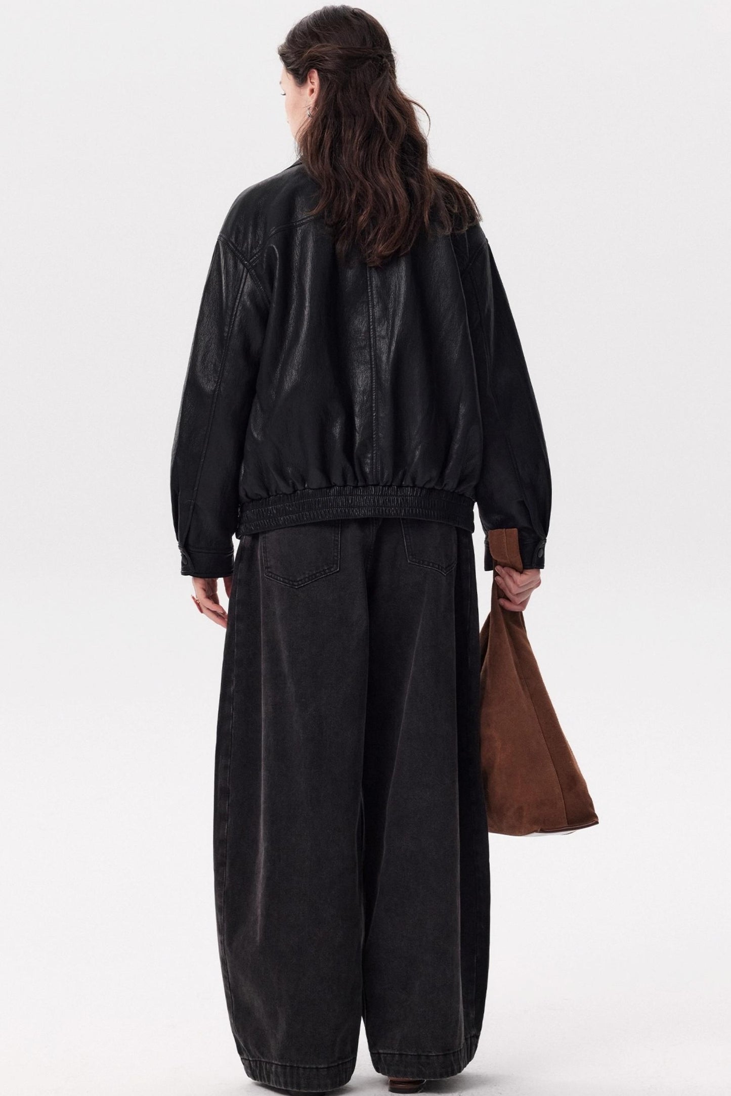 Autumn Black PU Leather Jacket