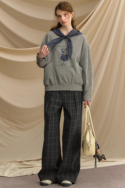 High Waist Straight Pants