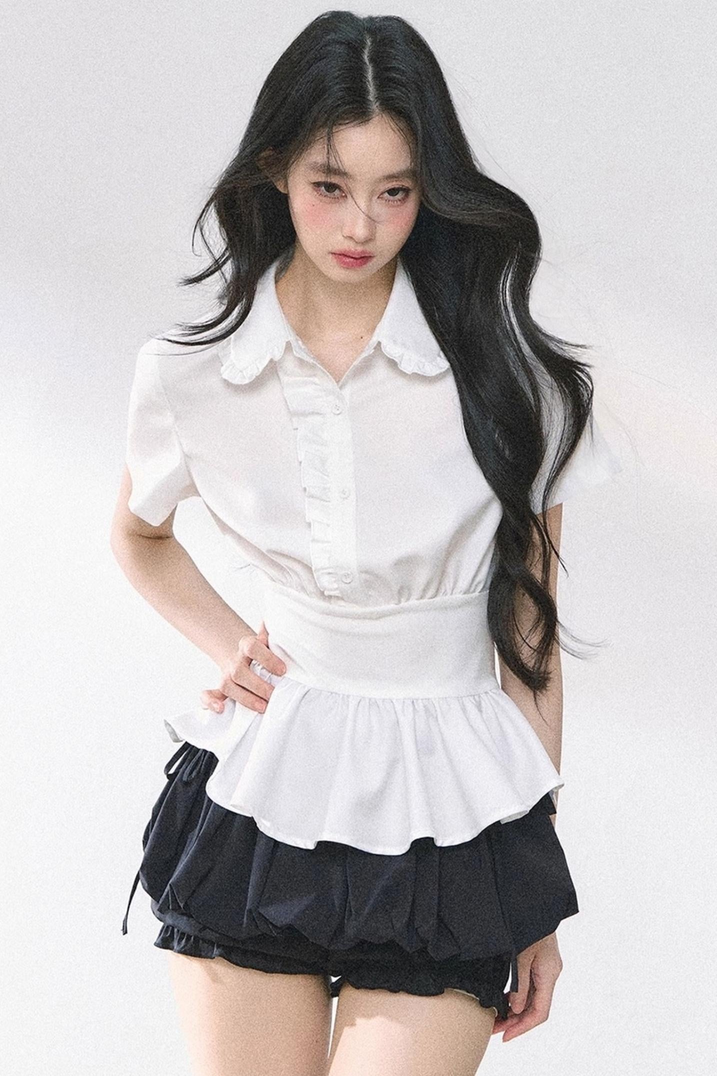 White Lotus Leaf Shirt