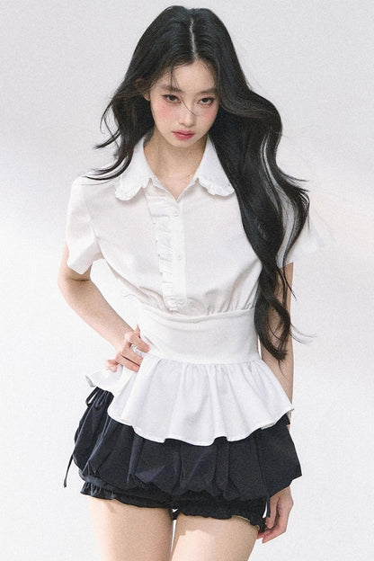 White Lotus Leaf Shirt