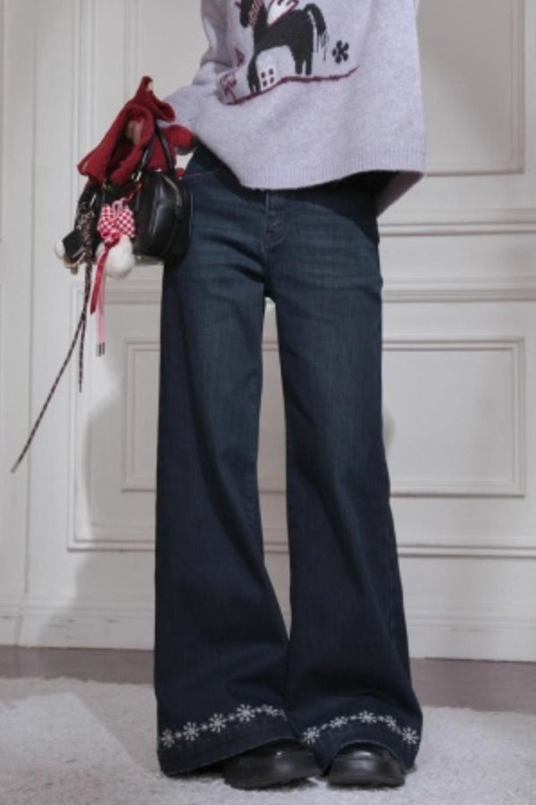 Midnight Blue Stretch Pants