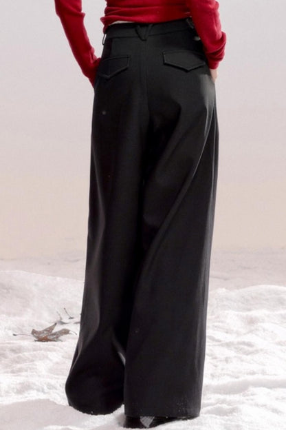 Korean Design Wide-Leg Pants