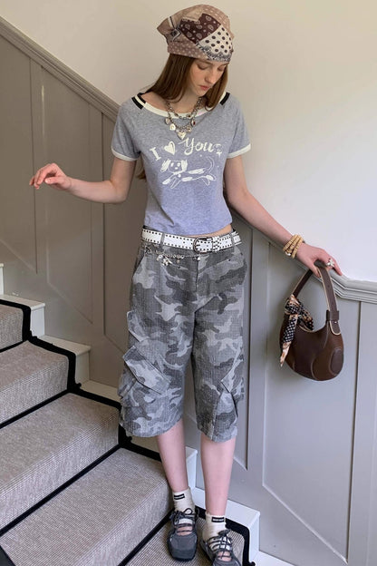 Retro Summer Cropped Pants