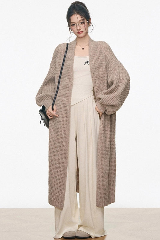 Knitted High-End Cardigan Set-Up