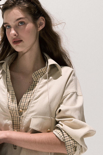 High Sense Cotton Shirt With Pants Set-Up