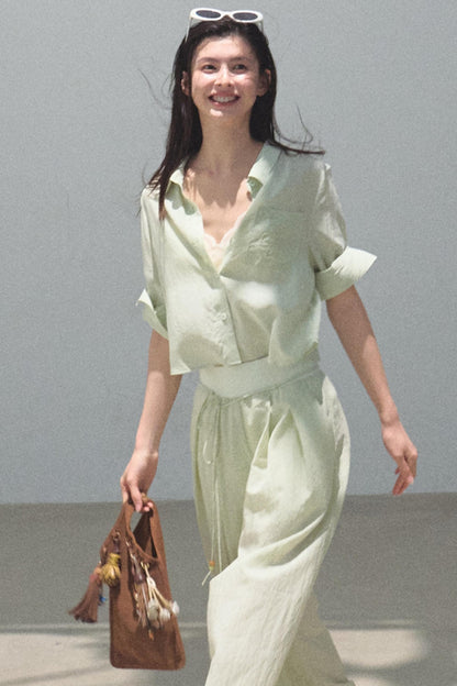 Lake Lyocell Beaded Shirt