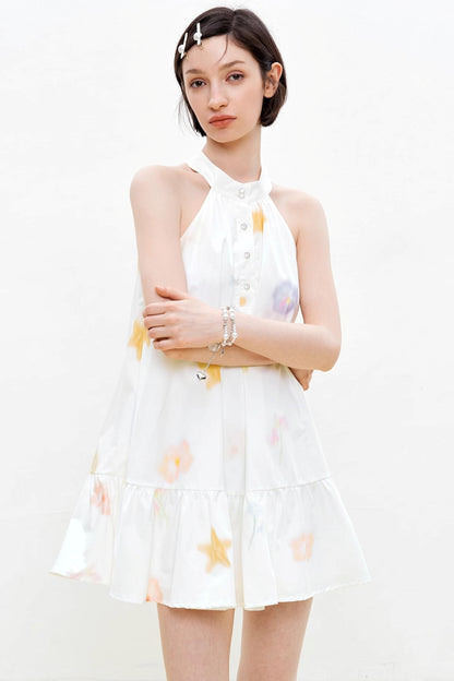 Summer White A-Line Dress