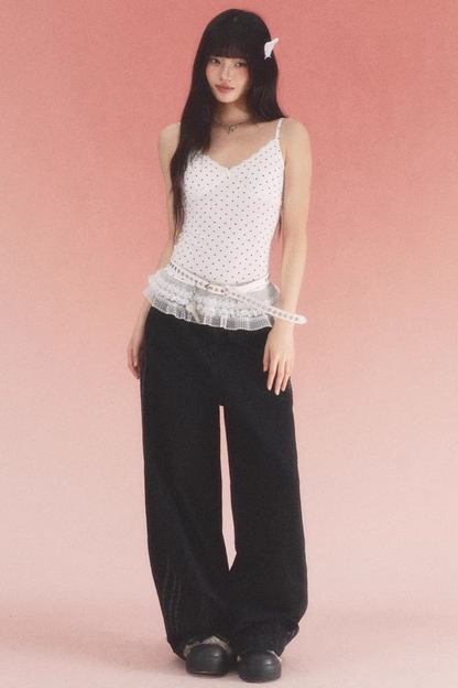Starry Lace Camisole Top