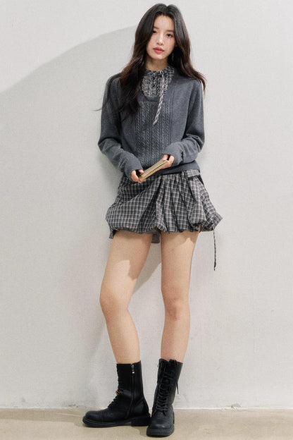 Elegant High Waist Skirt