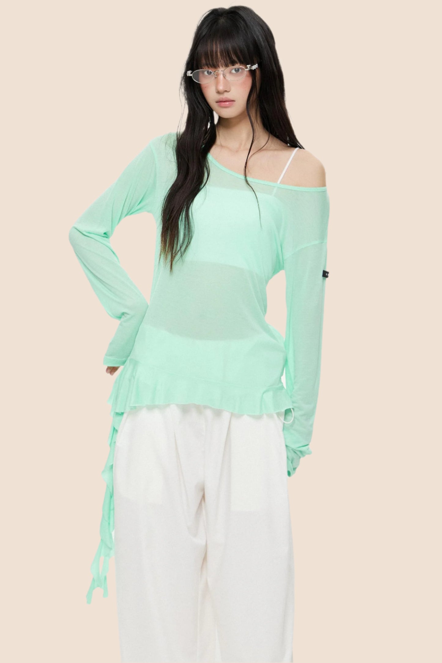 Sheer Summer Smock Top