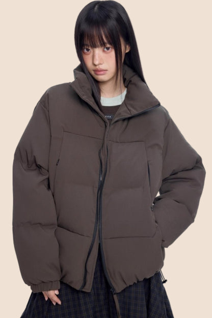 Stand-Up Collar Cotton Jacket