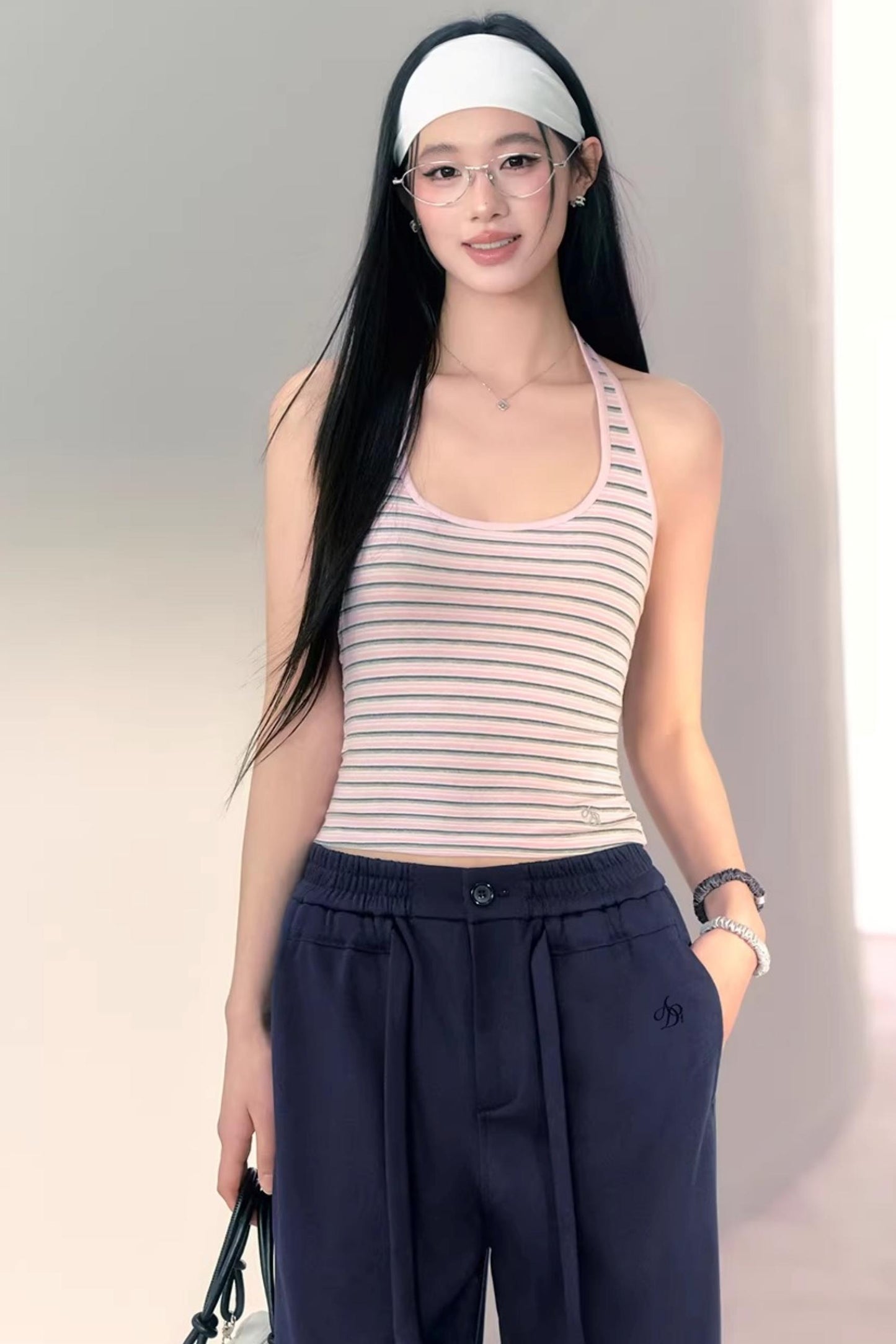 Eco-Friendly Layered Halter Top Set-Up