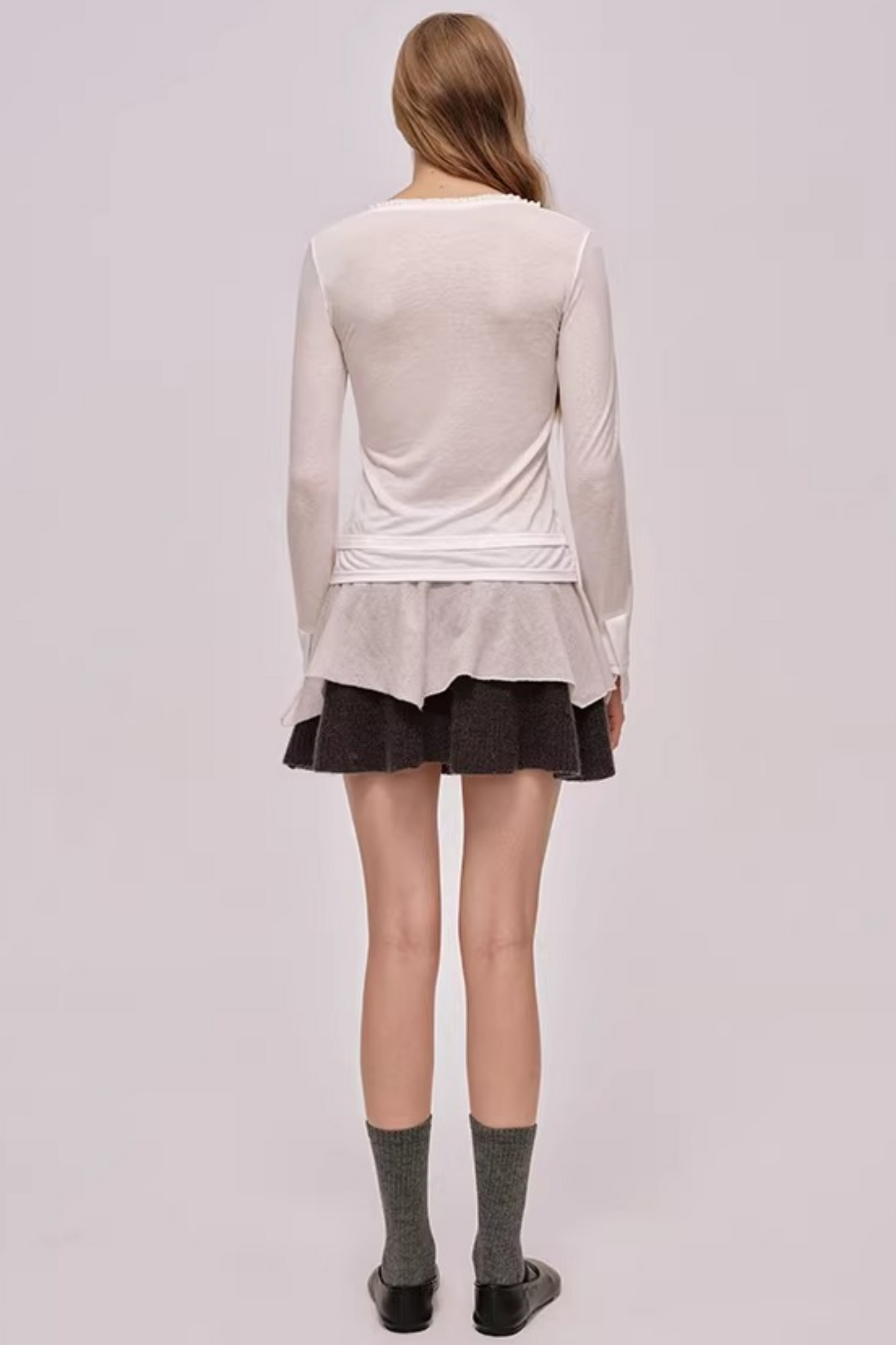 Layered Lace Patchwork Top