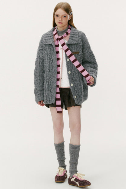 Vintage Cable Knit Sweater