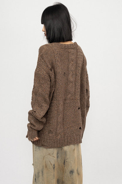 American Wool V-neck Top