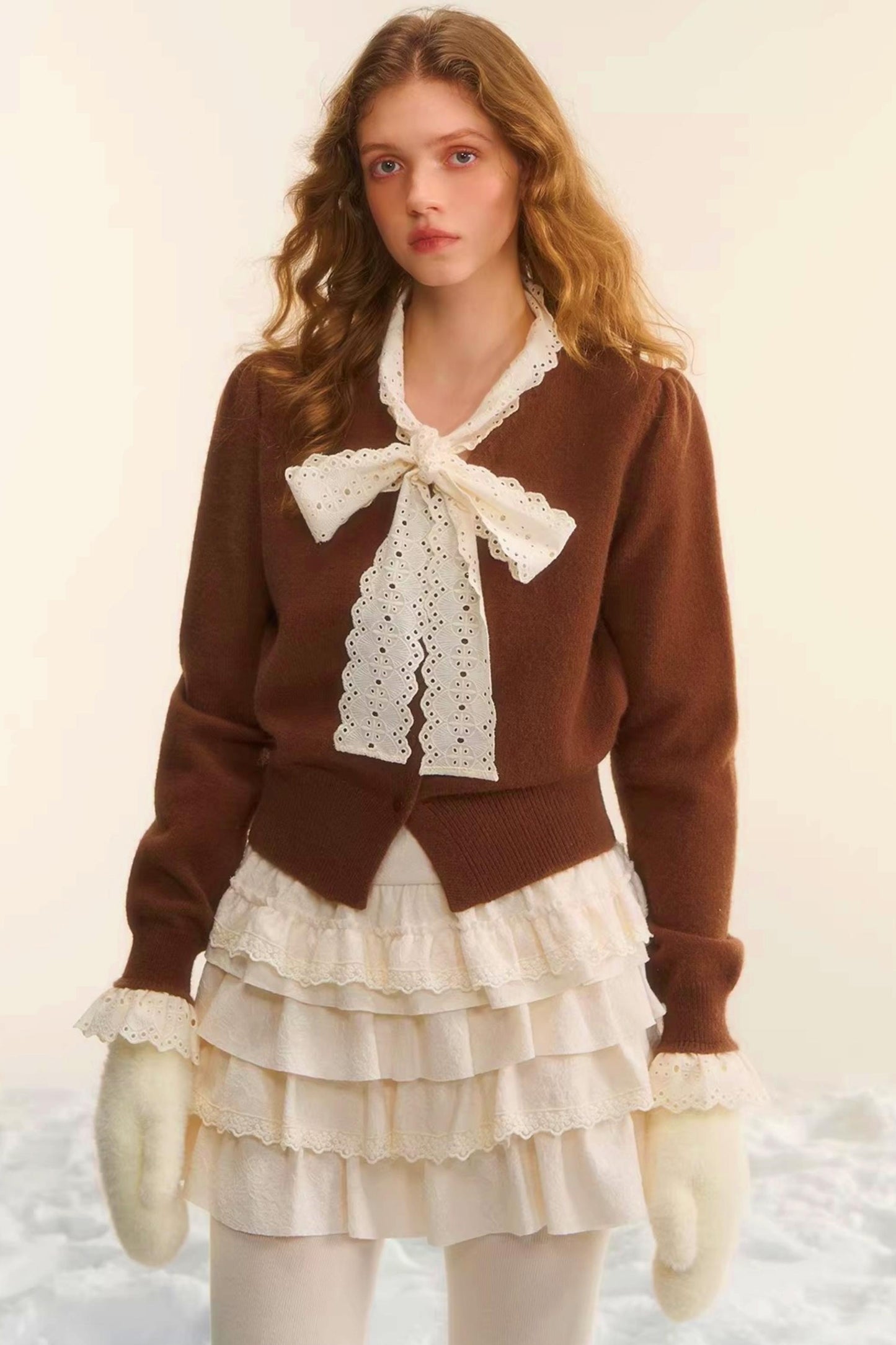 French Lace Retro Skirt