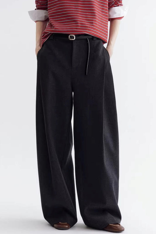 Pleated Draped Trousers