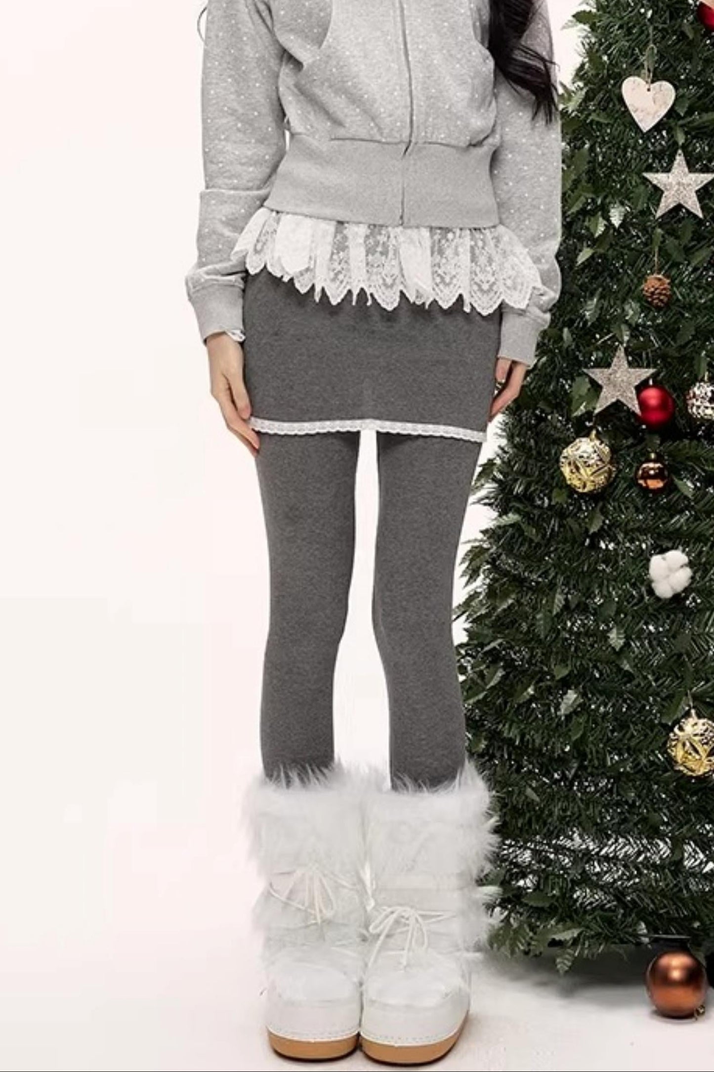 Winter Polka Dot Pants