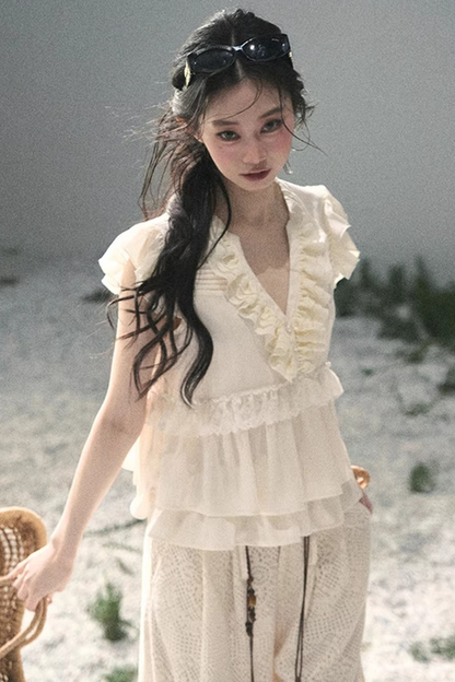 Heartlight Ruffled Blouse