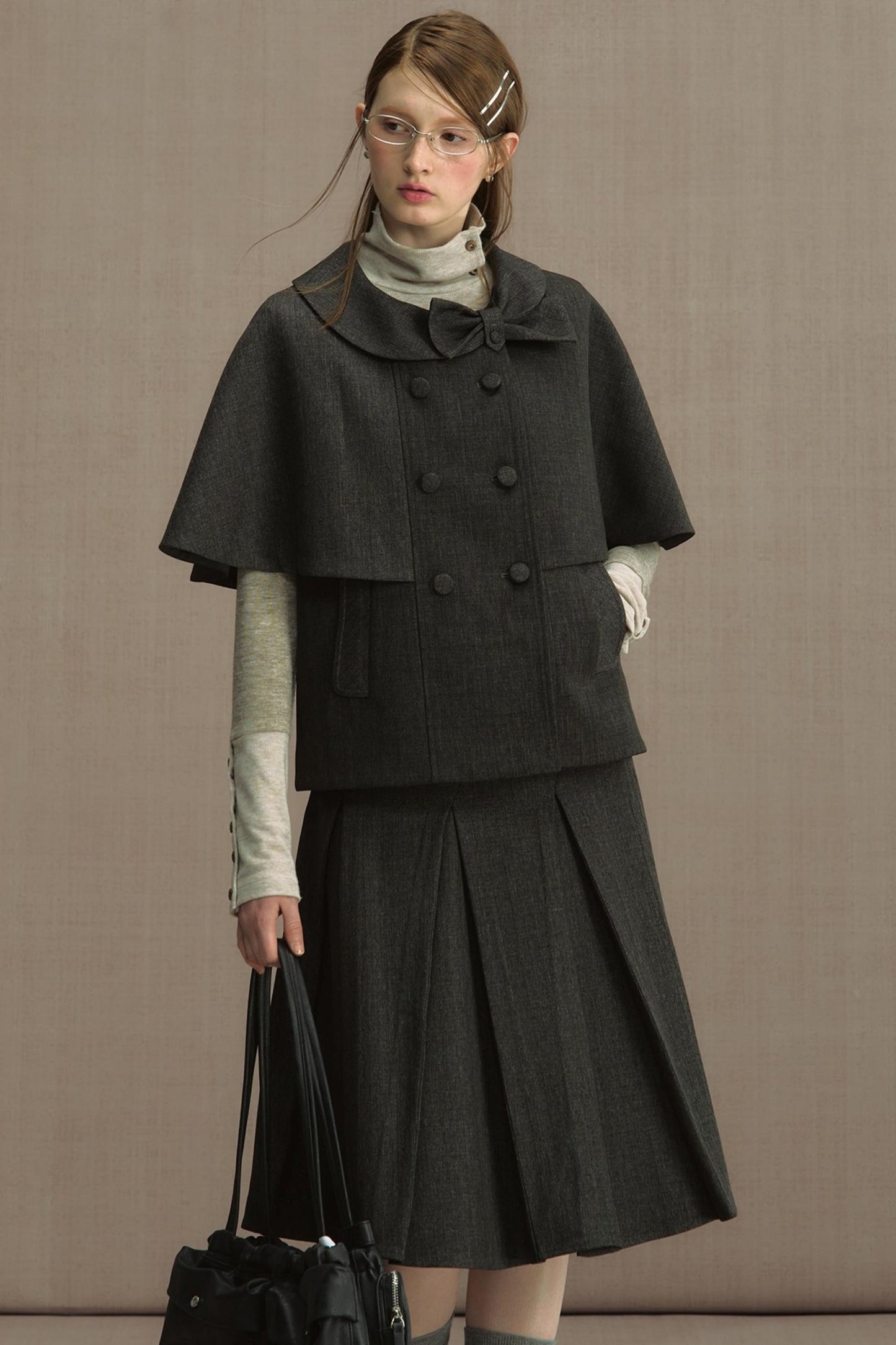 Retro Cape Vest Shawl Jacket Set-Up