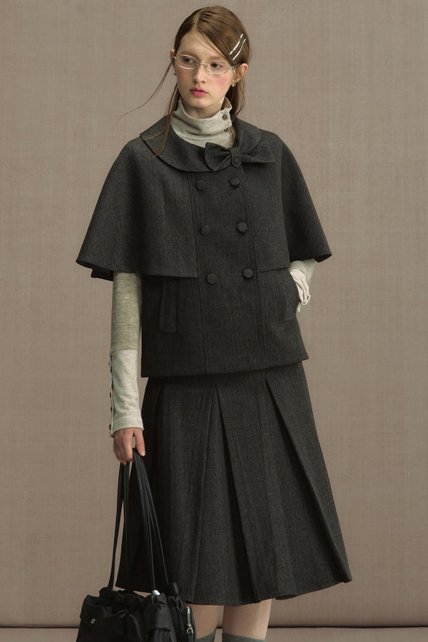 Retro Cape Vest Shawl Jacket Set-Up