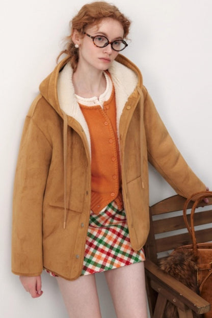 Rainbow Plaid Woolen Skirt