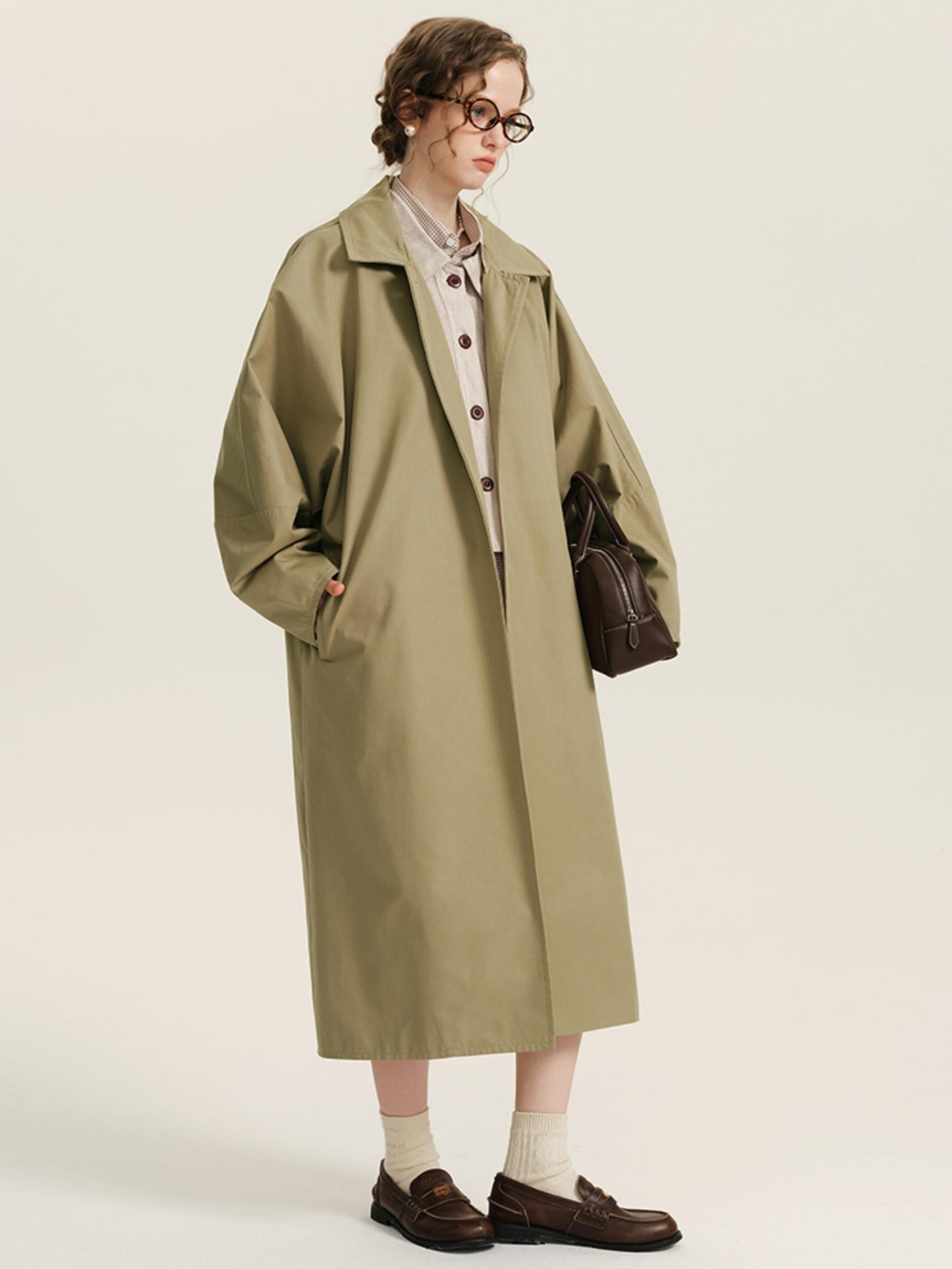 Autumn Silhouette Trench Coat