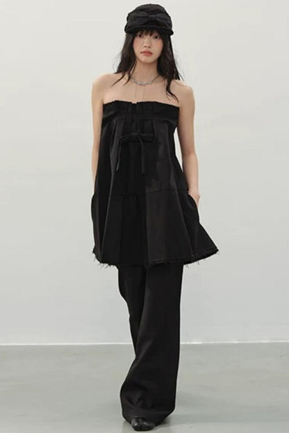 Midnight Love Bow Dress