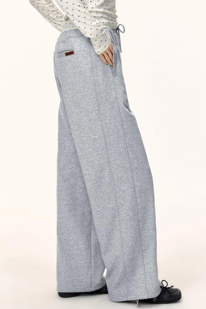 Visible Seam Drawstring Pants