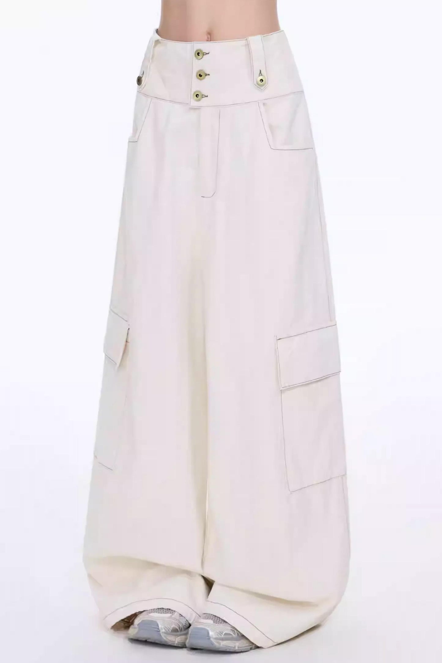 Retro Minimalist Casual Pants