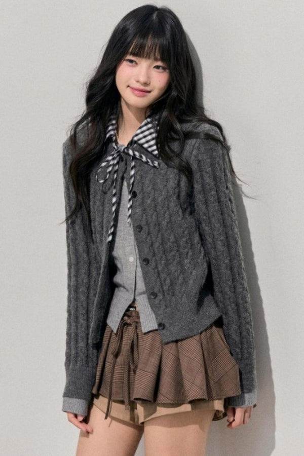Twilight Twist Knit Cardigan