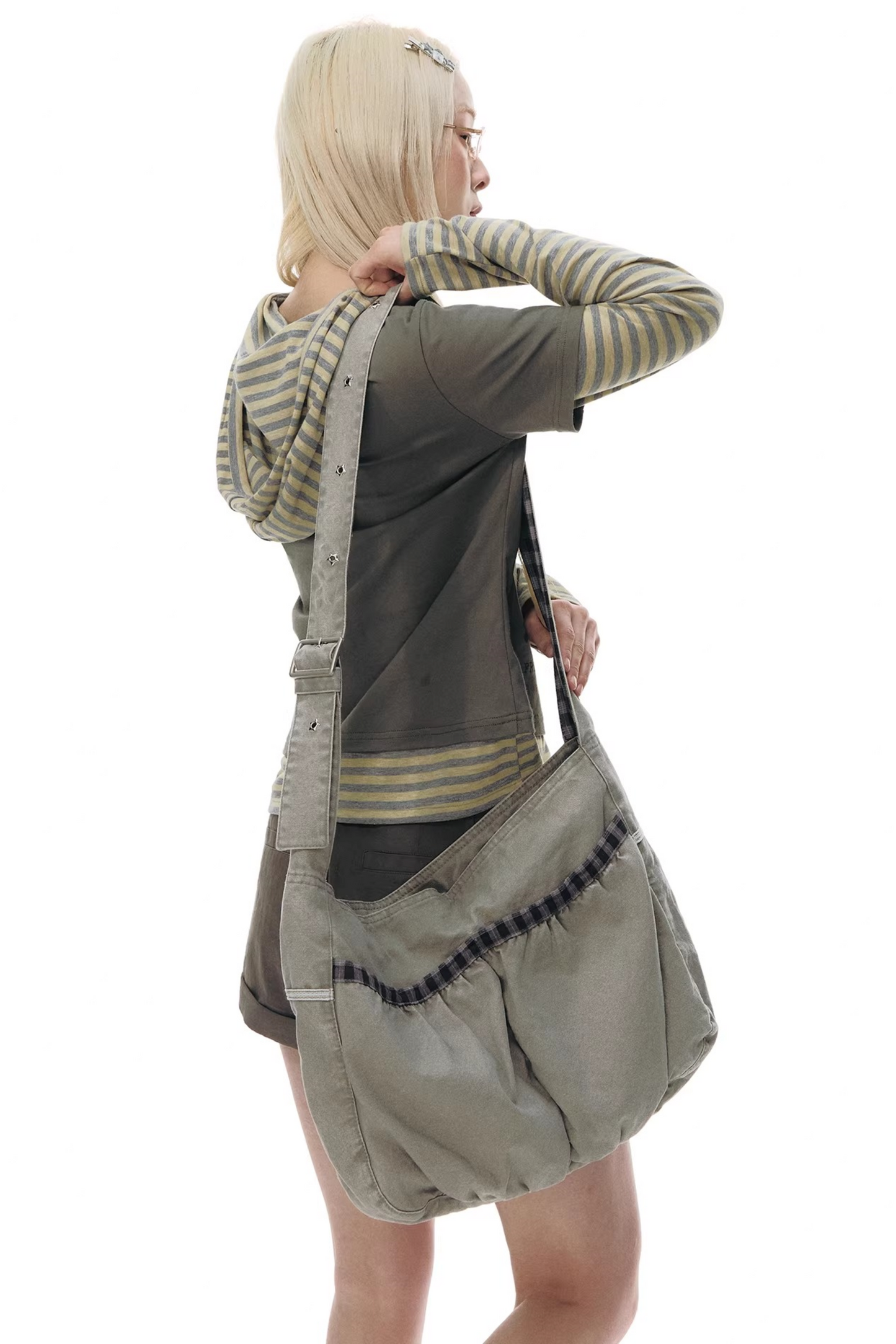 빈티지 패치워크 캔버스 가방