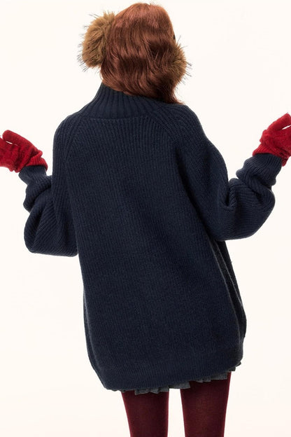 Japanese Retro Knit Cardigan