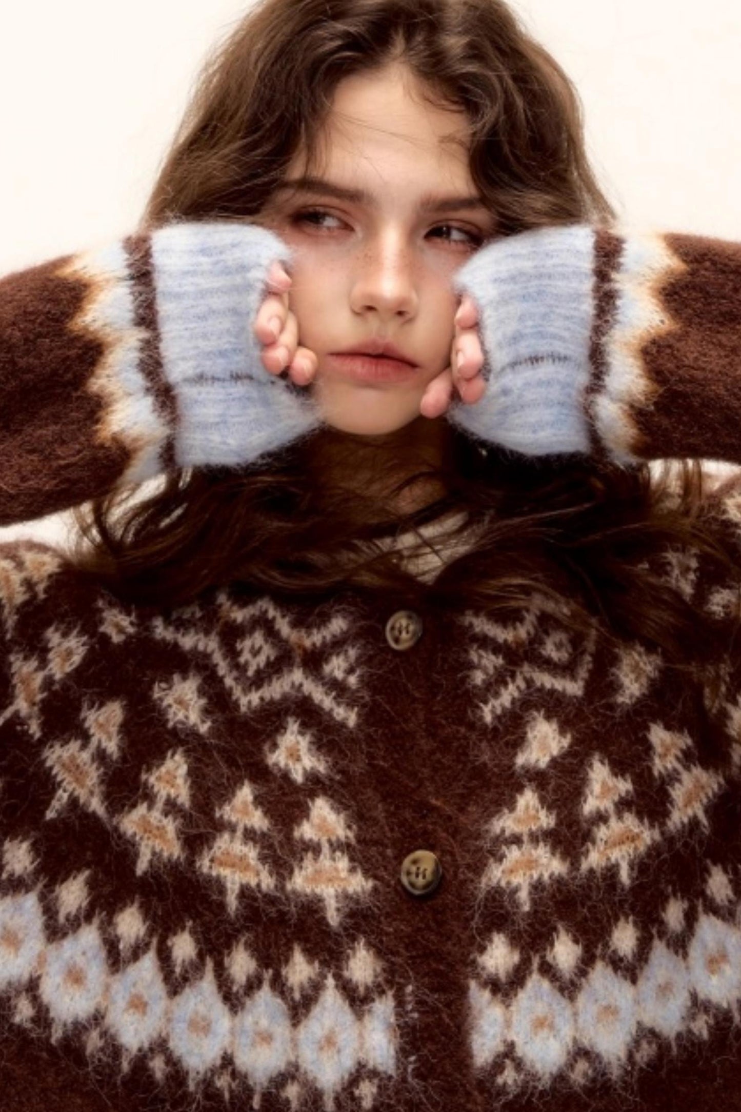 Wool Fair Isle Cardigan