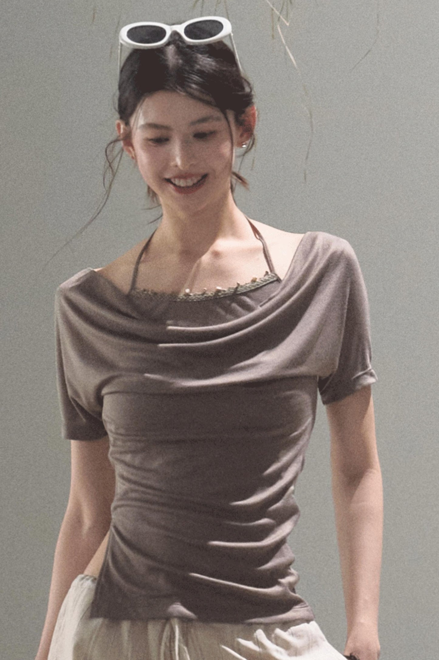 Desert One-Shoulder Top