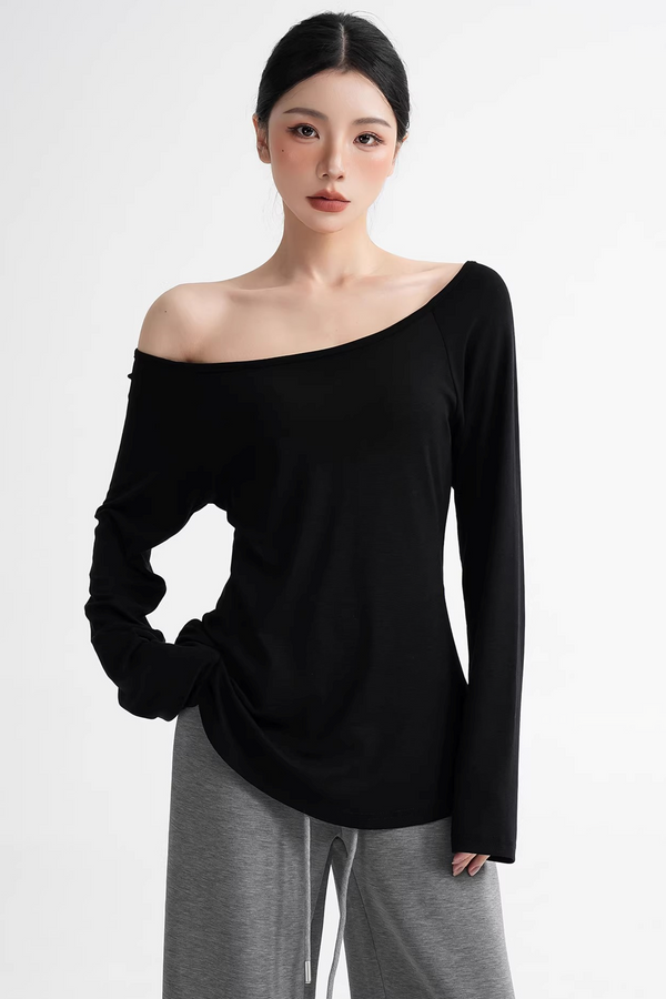Lyocell Off-Shoulder Top