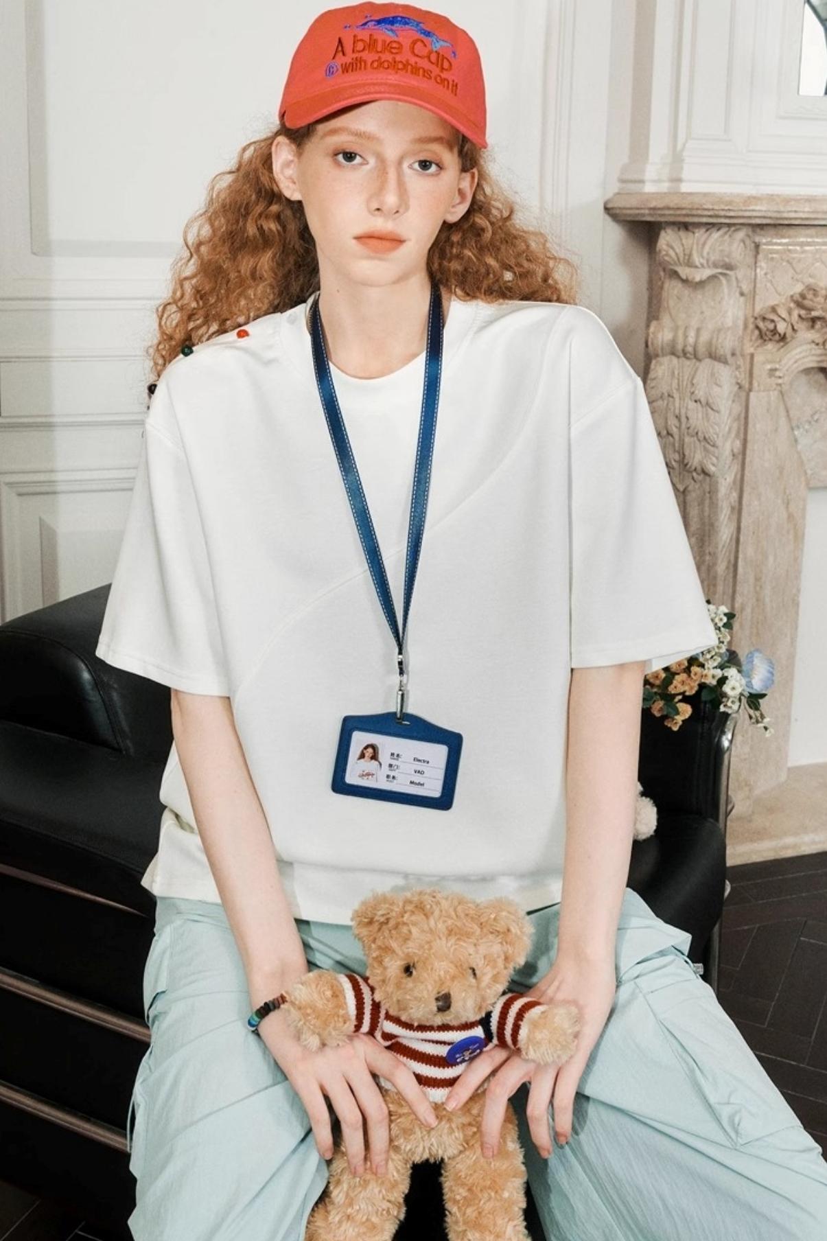 Artistic Beaded Summer Tee