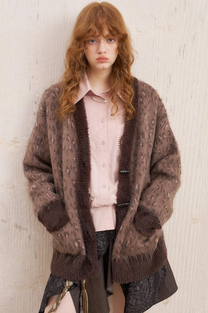 Cashew Flower Embroidered Long Sleeve Shirt