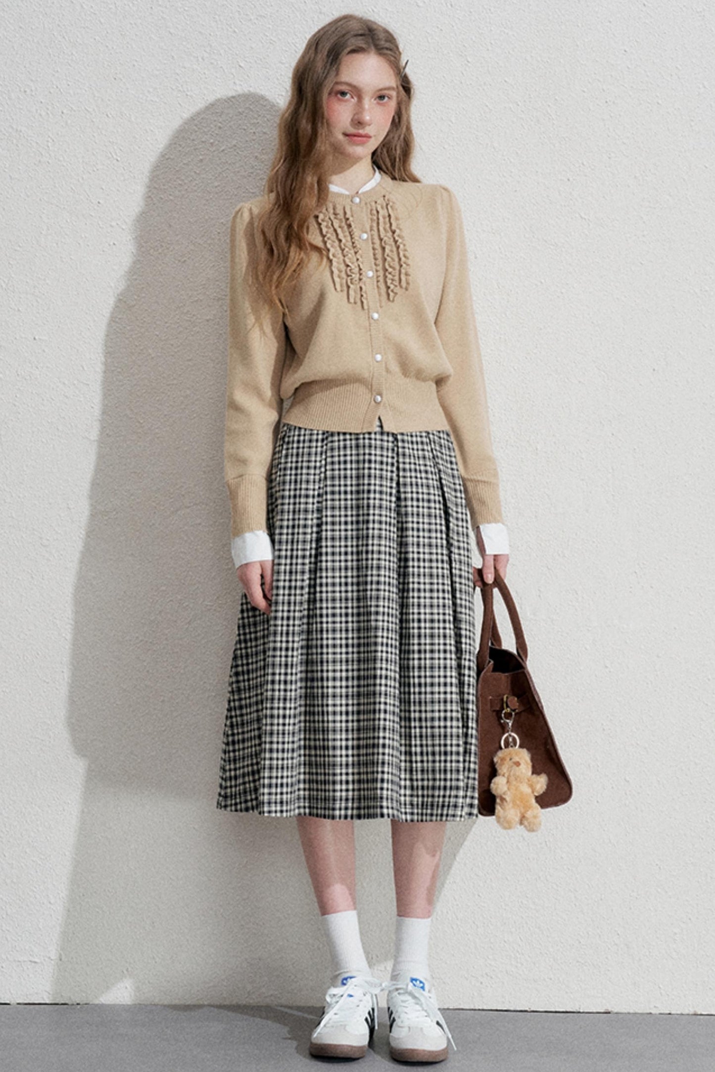 Fake Two Piece Knitted Cardigan