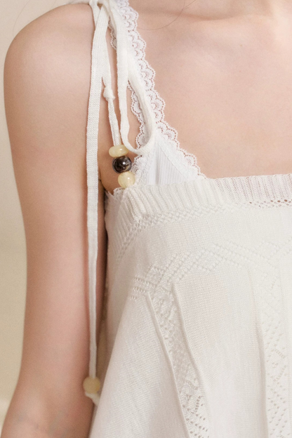 Boho Chic Jacquard Knit Vest