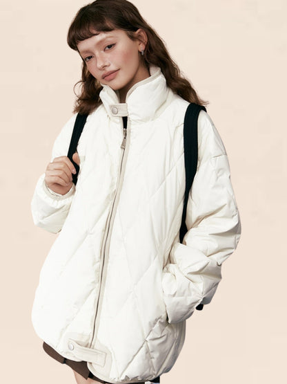 Long-sleeved Loose Down Jacket